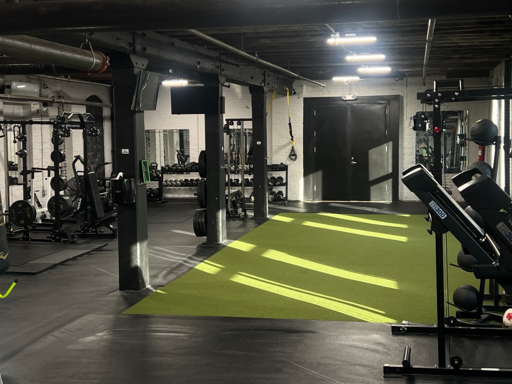 Small group personal training space